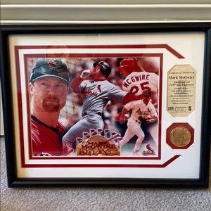 Mark McGuire Cardinals Collector’s Framed Picture